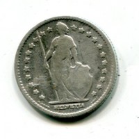 Svizzera, Confederazione: 1 franco 1905