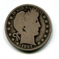 USA: 1/2 dollaro 1893 "Barber"