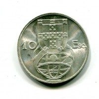 Portogallo, Repubblica (dal 1910): 10 escudos 1955 (KM#586)
