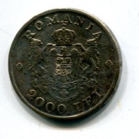 Romania, Mihai I (1940-1947): 2000 lei 1946 (KM#69), placcato argento
