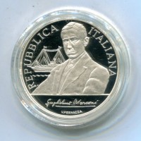 Italia 2009: 10 euro "Marconi", nella confezione originale, data scritta a penna sulla scatola