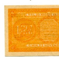 Luogotenenza: 2 lire 23/11/1944 "Italia Laureata" (Gigante,BS#9A)
