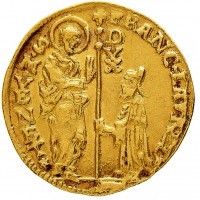 Venezia, Francesco Loredan (1752-1762): zecchino (Paolucci,I,127#5; CNI,VIII,466#52), grammi 3.49
