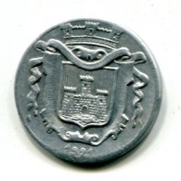 Francia, Falaise: gettone da 5 cent "Union Commerciale Et Industrielle", diametro 21mm