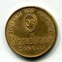 Canelli (AT): gettone Riccadonna Canelli- Spumanti Vermouth