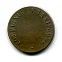 Francia: gettone telefonico -Compagnie Le Taxiphone- anni '70, diametro 24mm