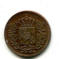Germania, Bayern, Maximilian II (1848-1864): 1 pfennig 1856 (KM#787.2)