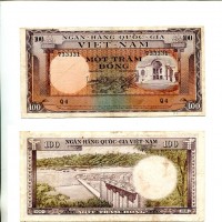 Viet Nam del Sud: 100 dong (1966) (Pick#18)

