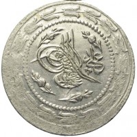 Turchia, Mahmud II (1223-1255=1808-1839): 6 kurush 1223/29(OC,30,066#00), grammi 12.42. Grande qualità ma debolezze marginali di conio