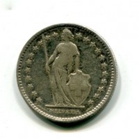 Svizzera, Confederazione: 2 franchi 1907
