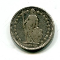 Svizzera, Confederazione: 1 franco 1901
