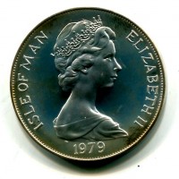 Isola di Man, Elisabetta II (1952-2022): 1 corona 1979 "Millennium di Tynwald" (KM#47a)
