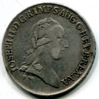Milano, Giuseppe II (1780-1790): 1/2 scudo 1792 (Crippa#413)
