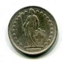 Svizzera, Confederazione: 2 franchi 1911
