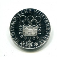 Austria, Repubblica: 100 scellini 1974 "Olimpiadi Invernali" (KM#2926)
