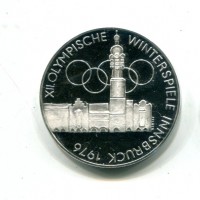 Austria, Repubblica: 100 scellini 1975 "Olimpiadi Invernali 1976" (KM#2927)


