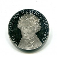 Austria, Repubblica: 100 scellini 1976 "Johann Nestroy " (KM#2932)
