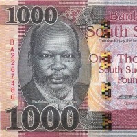 Sud Sudan: 1000 pounds 202 "dr John Garand de Mabior" (Pick#-)
