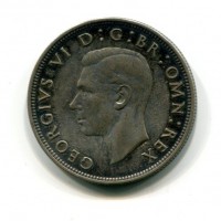 Gran Bretagna, Giorgio VI (1936-1952): 1/2 corona 1946 (Spink#4080)
