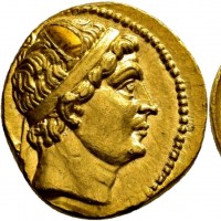 Regno Seleucide, Antioco II Theos (255-250 a.C.): statere, zecca di Baktra(?) (HGC#234; Houghton/Lorber,219,629#1; Newell ESM, pag.245-6#712-3), grammi 8,24, mm 18. Test-cut al D/. ex Münz Zentrum Rheinland, Auktion 121, 12.5.2004, Lot 423