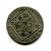 Austria, Francesco II (I) (1792-1835): 7 kreuzer 1802-Gunzburg (KM#2129)
