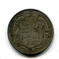 Gran Bretagna, Giorgio V (1910-1936): 1/2 corona 1922 (Spink#4021A)
