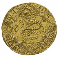 Milano, Barnabò e Galeazzo II Visconti (1355-1378): fiorino (Crippa#1; Mir, 122#101; CNI#1/8), grammi 3,48, minimi segni al bordo