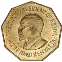 Kenia: 5 scellini 1973 "10° anniversario dell'Indipendenza" (KM#16)