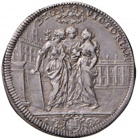 Roma, Clemente XI (1700-1721): testone anno VI (Muntoni#64), grammi 9.11. Bella patina