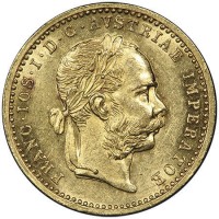 Austria, Francesco Giuseppe (1848-1916): 1 ducato 1910 (Fruhwald#1269; Friedberg#493), in slab PCGS AU58