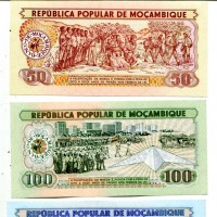 Mozambico: serie 4 valori 16/06/1980 (Pick#R5/128)
