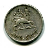 Etiopia, Haile-Selassie (1930-1974): 30 cents 1943/44 (KM#37)
