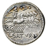 Appuleia, Lucius Appuleius Saturninus (104 a.C.): denario (Crawford#316/3a; Babelon, Appuleia#1), grammi 3,95. Bellissima patina iridescente