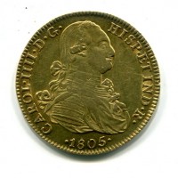 Messico, Carlos IV (1788-1808): 8 escudos 1805-M (KM#159)
