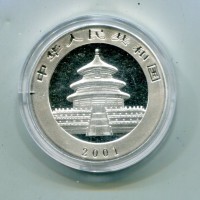 Cina: 10 yuan 2001 "Oncia-Panda"
