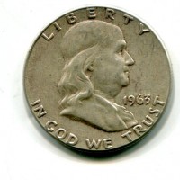 USA: 1/2 dollaro 1963 "Franklin"
