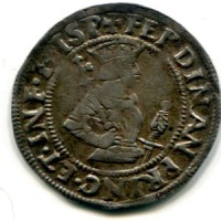 Austria, Ferdinando I (1835-1848): sechser, zecca Hall (Markl#1642)