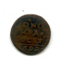 Bologna, Innocenzo XII (1691-1700): quattrino 1699 (Muntoni#149)
