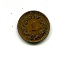 Svizzera, Confederazione: 1 rappen 1912
