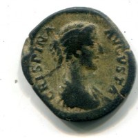 Crispina (180-182 d.C.): dupondio "IVNO LUCINA" (RIC,III#680),gr.10,24 
