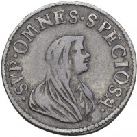 Pisa, Cosimo III de' Medici (1670-1723): mezzo giulio 1718 (CNI#17; MIR#455/4), grammi 1,26