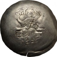Giovanni II Comneno (1118-1143): aspron trachy zecca di Costantinopoli 3,95 g (DOC #8d; Sear#1942)