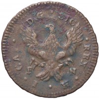 Palermo, Carlo di Borbone (1734-1759): 1 grano 1738 (Spahar#151; Montenegro#221; Gigante#84), buona qualità per l tipo