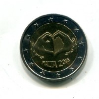 Malta 2016: 2 euro commemorativo "Bambini e Solidarietà-Amore"
