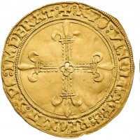 Casale, Guglielo II Paleologo (1494-1518): scudo d'oro del sole (CNI,II,105#18), grammi 3.35. Corredato di bellissimo cartellino manoscritto di antica collezione