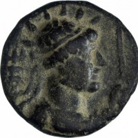 India, Impero Kushan, Soter "Megas" (80-113 d.C.): didracma (ANS Kushan#186-195), grammi 8,39, mm 20