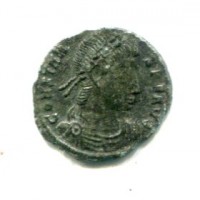 Costante (337-350 d.C.): follis "GLORIA EXERCITVS", zecca di Siscia (RIC#103), gr.1,31
