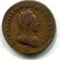 Milano, Maria Teresa (1740-1780): 1 soldo 1777 (MIR#440/1)
