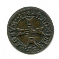 Svizzera, Chur, Ulrich VI di Monte-Villa (1692-1728): bluzger 1724 (KM#263)