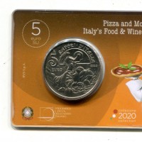 Italia 2020: 5 euro "Pizza e Mozzarella"
